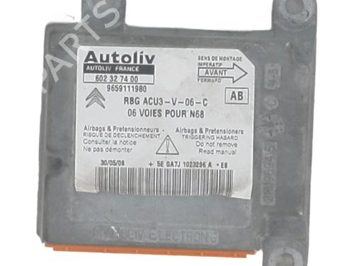 Used ECU airbags ECU airbags CITROËN XSARA PICASSO (N68) 1.6 HDi (90 hp) 34002585 34002585
