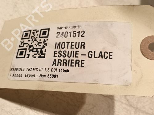 Rear wiper motor RENAULT TRAFIC III Van (FG_) 1.6 dCi 115 (FGMD) | BP20608553M102 
