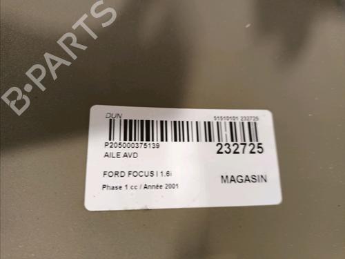 Right front fenders FORD FOCUS I (DAW, DBW) 1.6 16V | BP16637294C42 