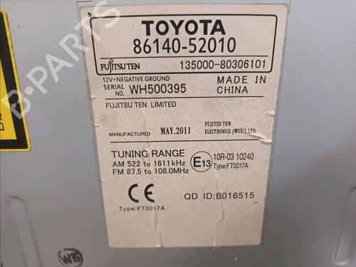 Bilradio TOYOTA VERSO S (_P12_) 1.4 D4-D (NLP121_, NLP121R) | BP12822451E6 