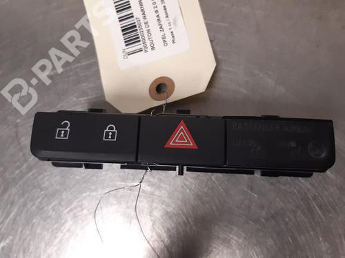 Used Warning switch OPEL ZAFIRA TOURER C (P12) 2.0 CDTi (75) (165 hp) 9333295
