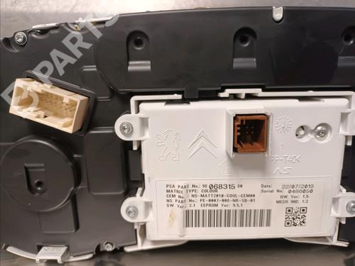 Instrument cluster PEUGEOT 508 I (8D_) 2.0 HDi Hybrid4 AWC | BP12104992C47 
