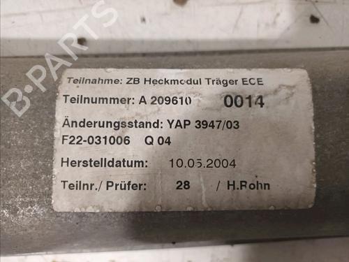 Rear bumper reinforcement MERCEDES-BENZ CLK Convertible (A209) CLK 320 (209.465) | BP18351333C73 