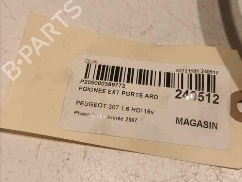 Rear right exterior door handle PEUGEOT 307 (3A/C) 1.6 HDi 110 | BP20605667C130 