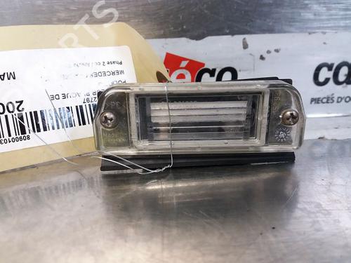 Éclairage de plaque d'immatriculation MERCEDES-BENZ SLK (R170) 200 Kompressor (170.444) (163 hp) 20600646