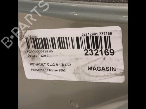 Right front door RENAULT CLIO II (BB_, CB_) 1.5 dCi (B/CB07) | BP16897859C3 