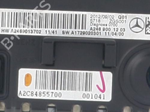 Display monitor MERCEDES-BENZ B-CLASS Sports Tourer (W246, W242) B 180 CDI (246.200) | BP29327884C48 