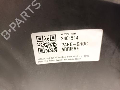 Rear bumper NISSAN QASHQAI / QASHQAI +2 I (J10, NJ10, JJ10E) 1.5 dCi | BP20606579C8 