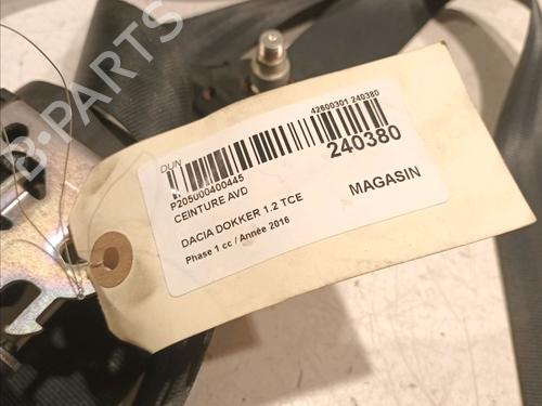 Front right belt tensioner DACIA DOKKER MPV (KE_) 1.2 TCe (KEM0, KEAY) | BP18731811C88 