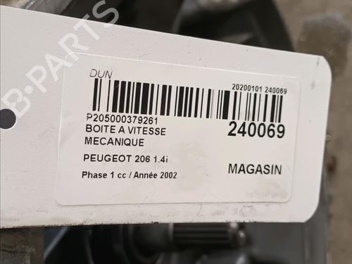 Gearbox PEUGEOT 206 Hatchback (2A/C) 1.4 i | BP16955908M3 