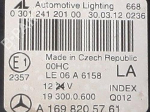 Left headlight MERCEDES-BENZ A-CLASS (W169) A 180 CDI (169.007, 169.307) | BP32719009C28 - Image 8