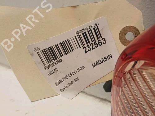 Right taillight NISSAN JUKE (F15) 1.5 dCi | BP18058248C35 