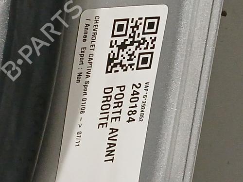 Right front door CHEVROLET CAPTIVA (C100, C140) 2.0 D 4WD | BP20606476C3 