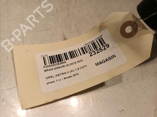 Front windshield wiper arm OPEL ASTRA J (P10) 1.6 CDTi (68) | BP17134118C143 