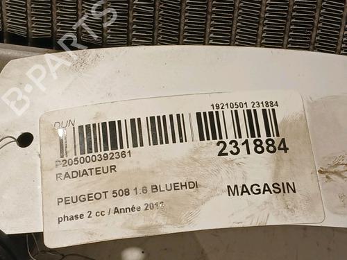 Water radiator PEUGEOT 508 I (8D_) 1.6 BlueHDi 120 | BP17993921M31 