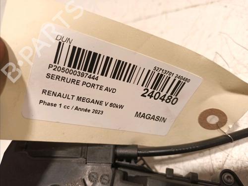 Front right lock RENAULT MEGANE E-TECH SUV EV60 (BNJ1) | BP18476583C97 
