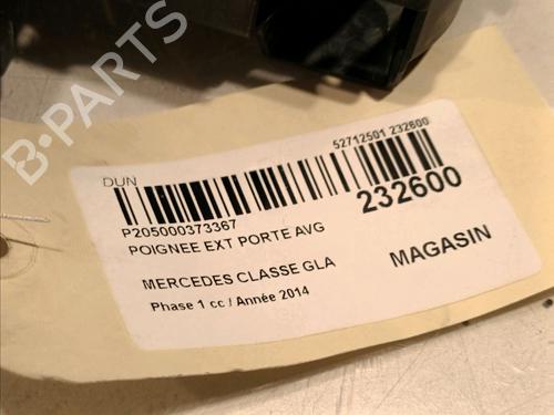 Front left exterior door handle MERCEDES-BENZ GLA-CLASS (X156) GLA 220 CDI 4-matic (156.905) | BP16486984C128 