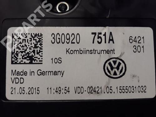 Instrument cluster VW PASSAT B8 Variant (3G5, CB5) 2.0 TDI | BP9329784C47 