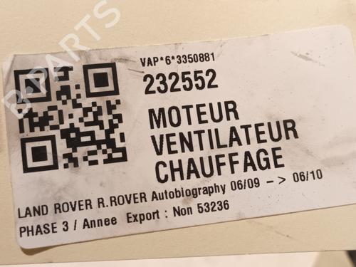 Heater blower motor LAND ROVER RANGE ROVER SPORT I (L320) 3.6 D 4x4 | BP20608274M62