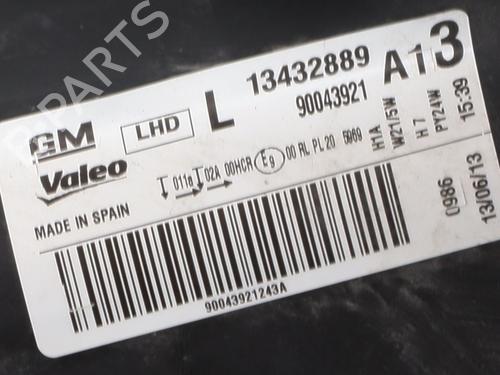 Venstre forlygte OPEL CORSA D (S07) 1.2 (L08, L68) | BP29965122C28