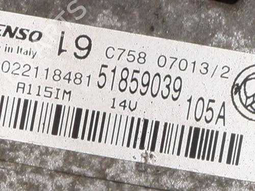 Alternator FIAT 500 (312_) 1.2 (312AXA1A) | BP30655234M7