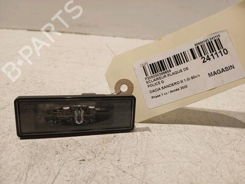 Used Licence plate light DACIA SANDERO III 1.0 TCe 90 (91 hp) 18663620