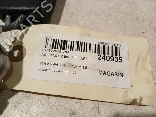 Seat buckle VW GOLF V (1K1) 1.9 TDI | BP18896316I32 