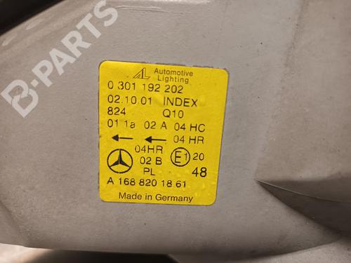 Right headlight MERCEDES-BENZ A-CLASS (W168) A 170 CDI (168.009, 168.109) | BP9339888C29 