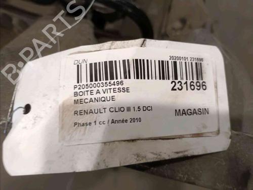 Gearbox RENAULT CLIO III (BR0/1, CR0/1) 1.5 dCi (C/BR0G, C/BR1G) | BP15394997M3 