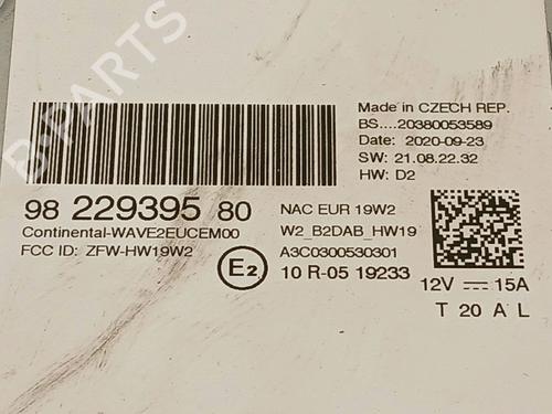 Radio CITROËN C3 / C3 ORIGIN III (SX) 1.2 PureTech 82 | BP17909926E6 