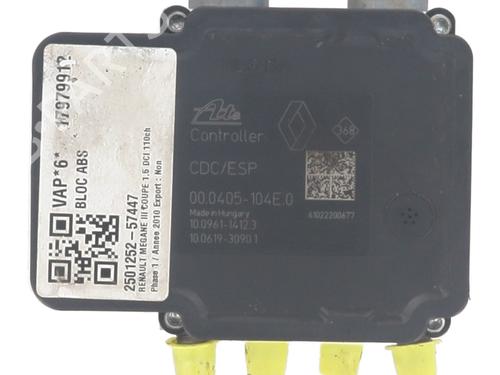 ABS pump RENAULT MEGANE III Coupe (DZ0/1_) 1.5 dCi (DZ09, DZ0D, DZ1F, DZ1G, DZ14, DZ29) | BP29582623M43