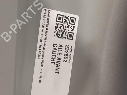 Left front fenders LAND ROVER RANGE ROVER SPORT I (L320) 3.6 D 4x4 | BP20607627C41 