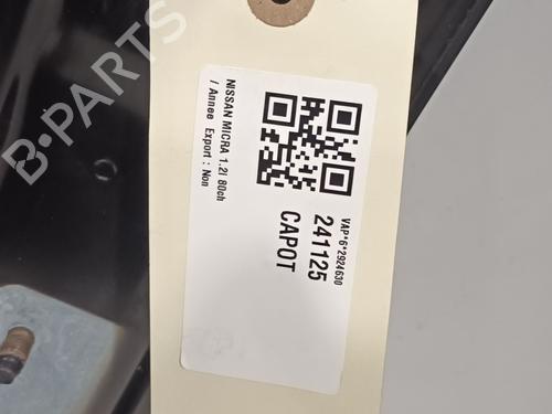 Hood NISSAN MICRA IV (K13K, K13KK) 1.2 | BP19104066C1