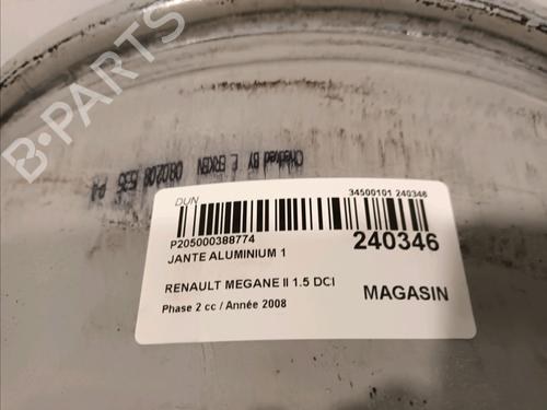 Rim RENAULT MEGANE II (BM0/1_, CM0/1_) 1.5 dCi (BM1F, CM1F) | BP18251459C45 