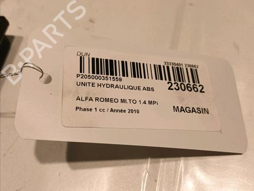 ABS pump ALFA ROMEO MITO (955_) 1.4 (955AXB1B, 955.AXF1B) | BP14996153M43 