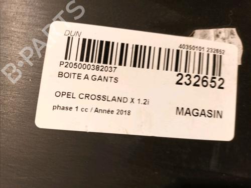 Glove box OPEL CROSSLAND X / CROSSLAND (P17, P2QO) 1.2 (75) | BP17133947C95 