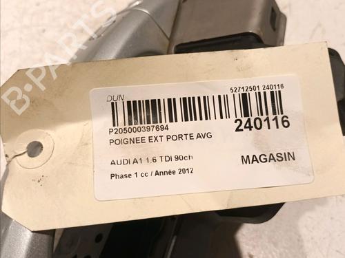 Front left exterior door handle AUDI A1 Sportback (8XA, 8XF) 1.6 TDI | BP18248630C128 