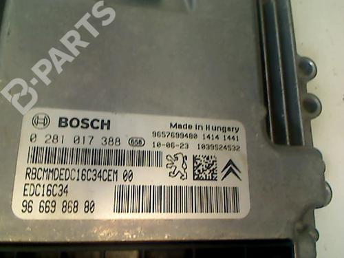 Engine control unit (ECU) CITROËN C3 II (SC_) 1.4 HDi 70 (SC8HZC, SC8HR0, SC8HP4) | BP9336645M57 