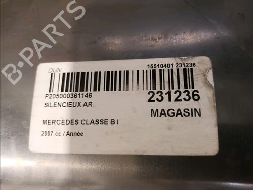 Exhaust system MERCEDES-BENZ B-CLASS Sports Tourer (W245) B 200 CDI (245.208) | BP15798368M121 