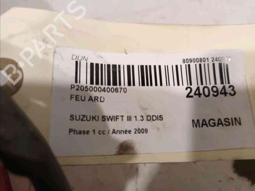 Right taillight SUZUKI SWIFT III (MZ, EZ) 1.3 DDiS (RS413D) | BP20606119C35 