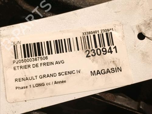 Left front brake caliper RENAULT GRAND SCÉNIC IV (R9_) 1.7 Blue dCi 120 (R9A7, R9A8) | BP16208555M105 