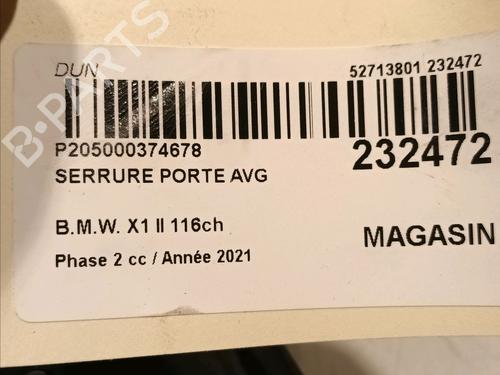 Front left lock BMW X1 (F48) sDrive 16 d | BP16637350C98 