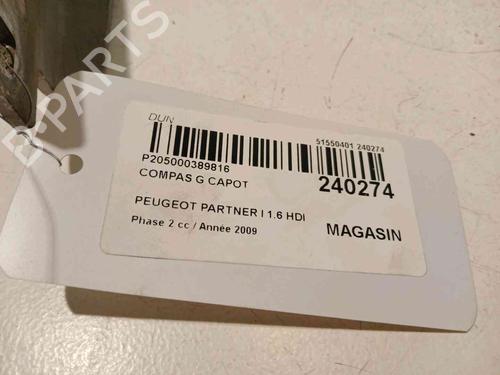 Hinge/Door check strap PEUGEOT PARTNER Box Body/MPV (5_, G_) 1.6 HDi 75 | BP20605676C146 