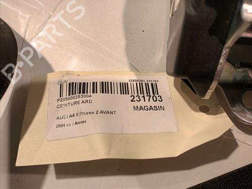 Høyre bak beltestrammer AUDI A6 C5 Avant (4B5) 2.5 TDI | BP15046766C90 