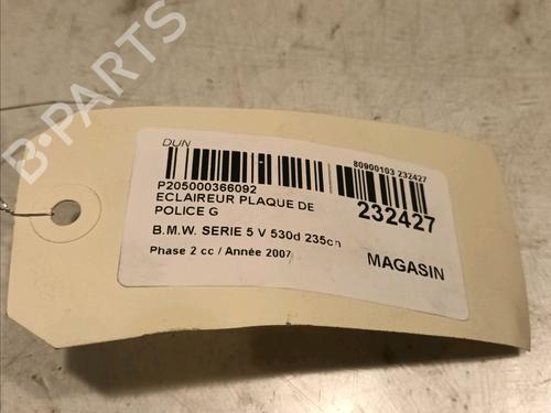 Licence plate light BMW 5 (E60) 530 d | BP16155406I40 