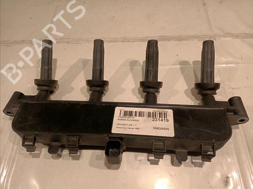 Used Ignition coil PEUGEOT 206 Hatchback (2A/C) 1.1 i (60 hp) 15008605