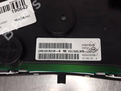 Instrument cluster DACIA SANDERO II 1.5 dCi | BP9323216C47