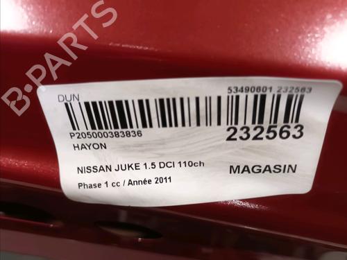 Tailgate NISSAN JUKE (F15) 1.5 dCi | BP18058209C6