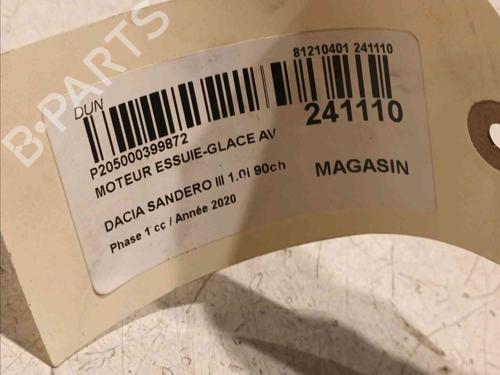 Front wiper motor DACIA SANDERO III 1.0 TCe 90 | BP20606084M29 