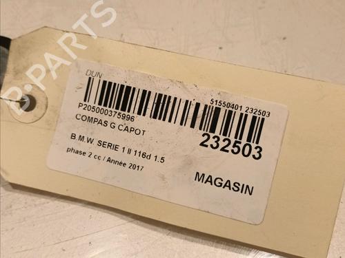Hinge/Door check strap BMW 1 (F20) 116 d | BP16740419C146 